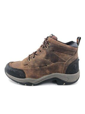 Ariat Terrain Waterproof Leather Ankle Boots 7C Wide